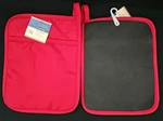 New Home Collection Set Of 2 Red Neoprene Pot Holders Mitts. Fixed Price $14.99.