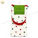 Nwt Kate Spade Set Of 4 Mini Oven Mitts & Kitchen Dish Towels Dots Xmas Holidays. Fixed Price $35.99.