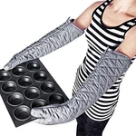 Extra Long Oven Mitts Cotton Lining Thick Gloves Kitchen Food Mittens Fo.... Fixed Price $27.05.