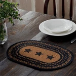 Nip Vhc Brands Mayflower Market Farmhouse Jute Placemat Stencil Stars 12 18. Fixed Price $10.50.