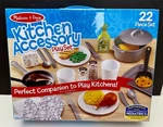 Melissa & Doug Kitchen Accessory Play Set 22 Pieces #9304. Fixed Price $29.99.