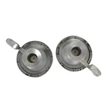 Set Pewter Candle Holders 1976 Pro Football Hall Fame Festival Frankham. Fixed Price $25.00.
