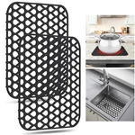 Best Protectors For Kitchen SINK,2 Pcs Silicone Mat 13.58"X11.6",NON-SLIP. Fixed Price $26.62.