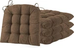 Tufted Cushions For Dining Chairs Set Of 4 Premium U-shaped Pads. Fixed Price $62.99.