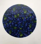Andreas Round Silicone Mat Jar Opener, Blueberries, 6.25 Inch. Fixed Price $12.95.