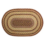 Capitol Importing 23-357 X 8 Ft. Oblong Braided Rug Burgundy Gray & Cream. Fixed Price $78.32.