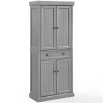 Crosley Furniture Seaside Coastal Wood/metal Pantry In Distressed Gray And Gold. Fixed Price $465.16.