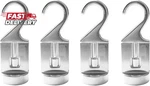 Cooks Standard Hooks, 4 Pack Aluminum Ceiling For Pot Rack, 30 Lbs Max Loa. Fixed Price $32.47.