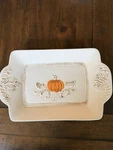 Creative Co Op Ceramic Pumpkin Dish. Fixed Price $18.00.