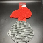 New Peanuts 2PK Snoopy & Charlie Brown Silicone Trivets. Fixed Price $11.99.