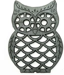 Sungmor Heavy Duty Cast Iron Trivet Rustproof Lovely Shaped Black-owl. Fixed Price $37.63.