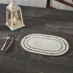 Braided Cotton Pumpkin Bounty Oval Placemat Stencil 10X15 Vhc Brands. Fixed Price $11.95.