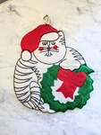 Vintage Fallani And Cohn Christmas Cat Pot Holder. Fixed Price $5.00.