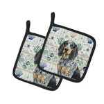Carolines Treasures WDK6919PTHD 7.5 X In. Bluetick Coonhound Coastal Sea .... Fixed Price $28.06.