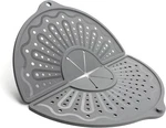 Silicone Splatter Screen For 10, 11 And 12 Inch Frying Pan, Foldable Gray. Fixed Price $18.84.