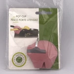 Pig Pot Clips Cookware Spoon Holder Fox Run Practical & Fun Pink Rest. Fixed Price $7.00.