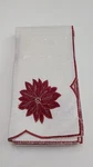 Homewear Poinsettia Holiday Embroidered Napkins Of 4. Fixed Price $17.09.