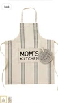 Mud Pie Women's Kitchen Grain Sack Mom Apron And Pot Holder Set New. Fixed Price $13.00.
