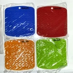 Silicone Square Pot Holders Trivet Mat Garlic Peeler Set Non-slip Easy Grip. Fixed Price $15.99.
