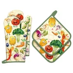 Vegetables Oven Mitts And Pot Holders Sets 4PCS, 100% Cotton Heat Resistant, .... Fixed Price $26.39.