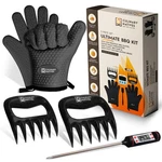 Gloves And Meat Claws Instantread Thermometer NO.1 Silicone Smoker.... Fixed Price $45.39.
