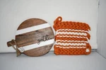 Mud Pie Festive Fall Collection Gather Trivet With Pot Holder Set #40000041 Nwt. Fixed Price $20.99.