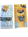 Disney Stitch Aloha Bundle 2PK Kitchen Towels & Silicone Spatula Cookie Cutter. Fixed Price $30.00.