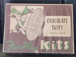 Vintage Empty Fair Play Kits Chocolate Taffy Box Johnson City New York. Fixed Price $79.99.