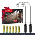 2 Pack Grill Light 8 3IN Gooseneck Magnetic Base Hands Free Night Cooking Bbq. Fixed Price $23.70.