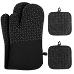 4 Pcs Mitts And Pot Holders,oven Glove High Heat Resistant 500 Degree,lo.... Fixed Price $17.21.