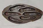 Cast Iron Pan Jalapeno Pepper Shape Mold Corn Stick Lodge 6CP2- Usa Vintage. Fixed Price $32.10.