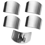 Sourceton Stainless Steel Finger Guard (5-PACK) Adjustable Kitchen Silver. Fixed Price $9.74.