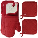 Klex Extra Long Silicone Oven Mitts And Pot Holders, 932 F Degrees Heat Res. Fixed Price $29.02.