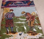 Vintage Golfer Hot Pad Hermitage Pottery Magnets 1996 Cotton 100% Loom Sealed. Fixed Price $15.00.