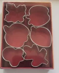 Set Of 6 Wilton Mini Thanksgiving/ Fall Cookie Cutters Original Box Kitchen. Fixed Price $7.50.