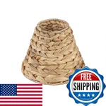 Aspen Creative 51004 Empire Clip On Chandelier Water Hyacinth Lamp Shade 3 Top. Fixed Price $63.26.