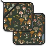 Colorful Mushrooms Holder, Heat Resistant Potholders Oven Hot Pads For. Fixed Price $12.99.