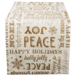 Gold Holiday Tablecloth 72X14 Rectangular Cotton For 4-6 People Dii. Fixed Price $10.49.
