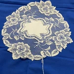 Lace Doily 16 Heritage Ecru Round Heirloom Bedroom Living-room. Fixed Price $11.00.