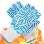 Quwin Bbq Gloves, Oven 1472 One Size Fits Most(regular Cuff), Blue. Fixed Price $21.90.