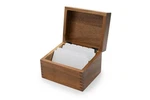 Ironwood Gourmet Acacia Recipe Box With Divider Tabs, 2 Compartment, Sin.... Fixed Price $44.41.
