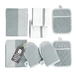 Casa Platino 8-PIECE Mini Oven Mitt & Pot Holder Set 500 F Heat Res. Fixed Price $26.08.