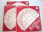 23 Vintage Paper Lace Doily Doilies Pink Flowers Floral Nip 9.5" & 7.5" Amscan. Fixed Price $8.95.