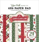 "santa Claus Lane" 6X6 Paper Pad By Echo Park Christmas Scrapjack's Place. Fixed Price $7.99.