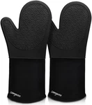 Extra Long Silicone Oven Mitts, Heat Resistant Gloves With Quilted Liner No. Fixed Price $30.38.