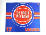2024 Stanley Umude #17 Detroit Pistons Team Issued Floor Mat. Fixed Price $23.99.