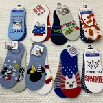 Celebrate Women's 4-10 Show Ankle Socks Pack Choose Patriotic Yoda Snoopy. Fixed Price $12.98.