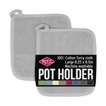Ritz Terry Potholder & Hot Pad: Unparalleled Heat 2-PACK, Titanium Grey. Fixed Price $17.99.
