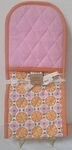 Karma Pink And Orange Quilted Double Oven Mitt New With Tags. Fixed Price $26.99.