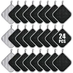 24 Pcs Bulk For Kitchen Heat Resistant 7X 7INCH Cotton Potholders.... Fixed Price $32.81.